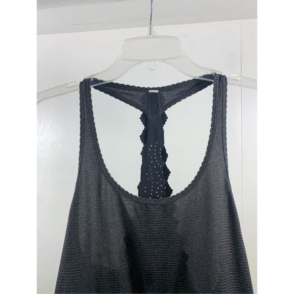 Lululemon Black Striped Racerback Top Size S - Picture 3 of 12